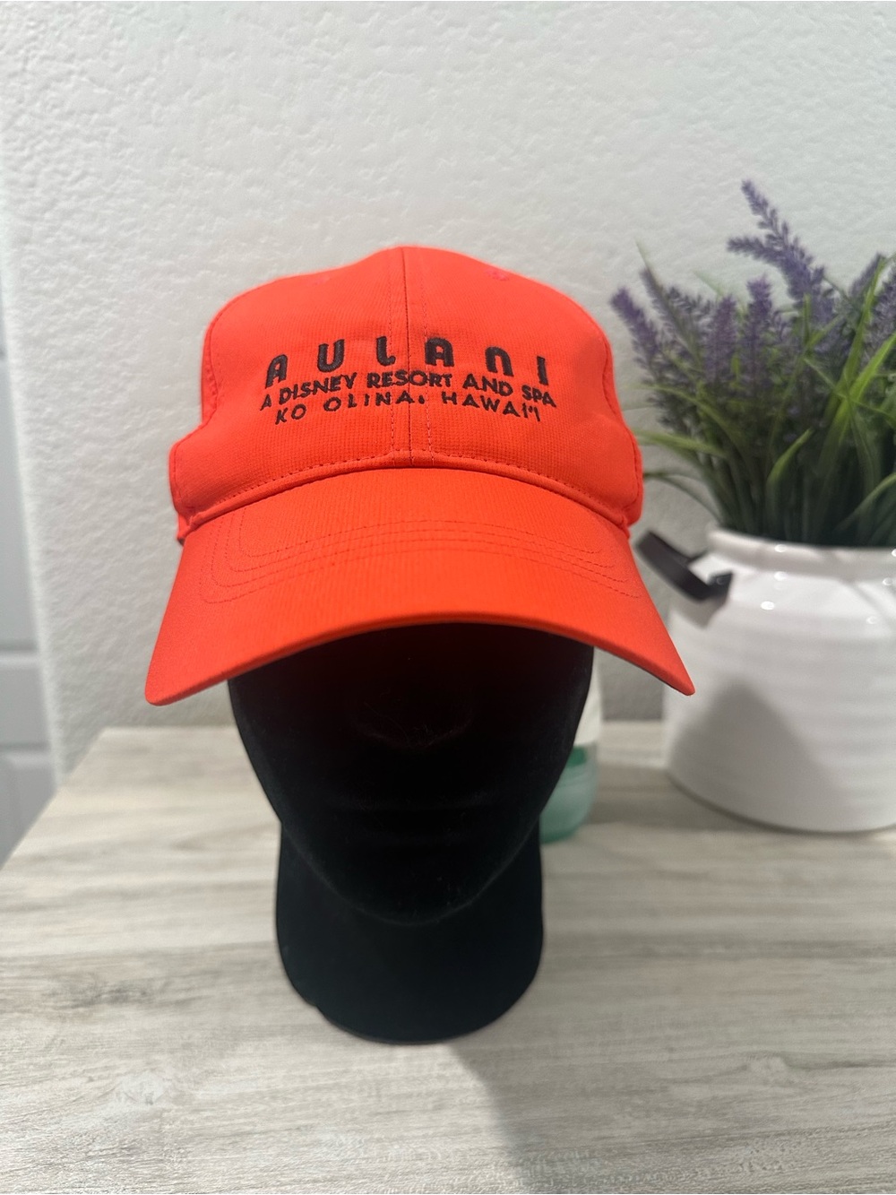 Nike Golf Disney Aulani Resort Hat Cap Orange One Size Hawaii Ko Olina Dri-Fit